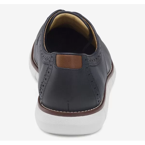 imageJohnston amp Murphy Mens Holden Plain Toe ShoeNavy Oiled Full Grain