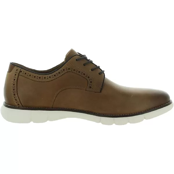 imageJohnston amp Murphy Mens Holden Plain Toe ShoeTan Oiled Full Grain