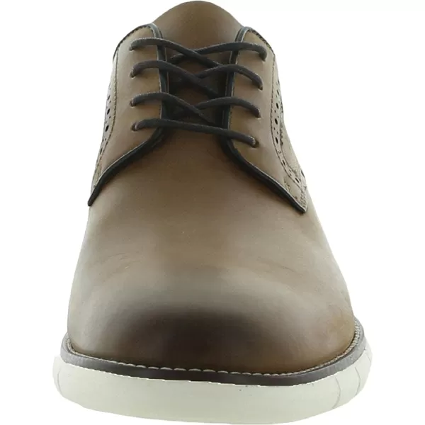 imageJohnston amp Murphy Mens Holden Plain Toe ShoeTan Oiled Full Grain