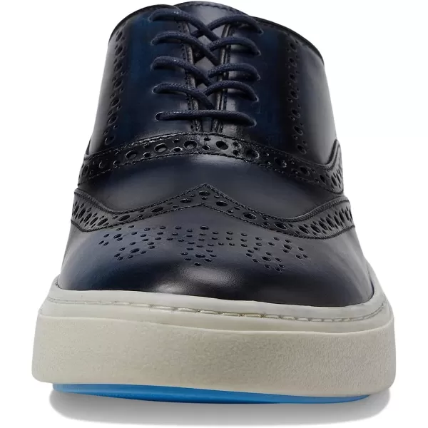 imageJohnston amp Murphy Mens Hollins Wingtip Shoe  Mens Walking Shoes Casual Shoes for Men Sneakers for Men Dress Sneakers Rubber Sole amp Cushioned FootbedNavy Full Grain