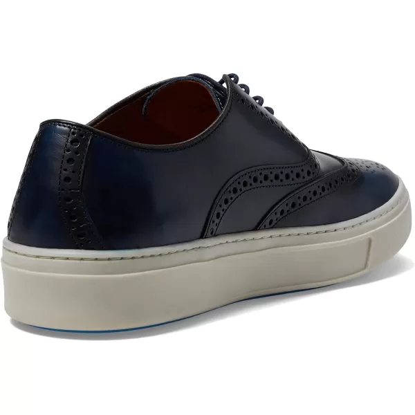 imageJohnston amp Murphy Mens Hollins Wingtip Shoe  Mens Walking Shoes Casual Shoes for Men Sneakers for Men Dress Sneakers Rubber Sole amp Cushioned FootbedNavy Full Grain