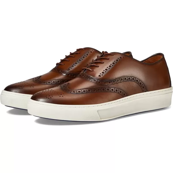 imageJohnston amp Murphy Mens Hollins Wingtip Shoe  Mens Walking Shoes Casual Shoes for Men Sneakers for Men Dress Sneakers Rubber Sole amp Cushioned FootbedTan Full Grain