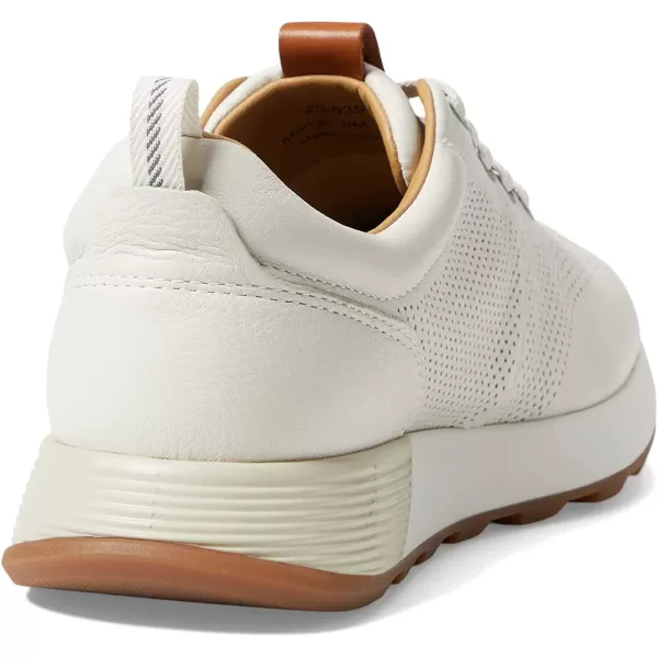 imageJohnston amp Murphy Mens Kinnon Perfed Jogger Shoes  Mens Walking Shoes Casual Shoes for Men Sneakers for Men Lace Sneakers EVA Cushioned Footbed amp Rubber SoleWhite Full Grain