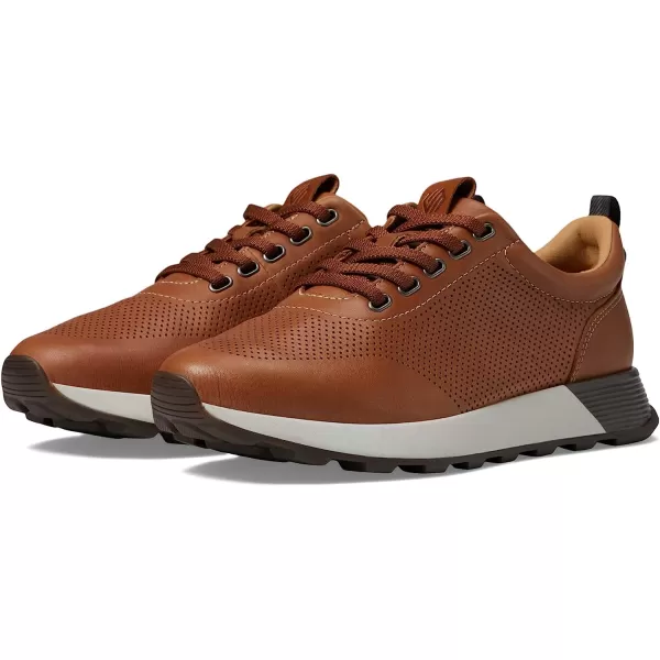 imageJohnston amp Murphy Mens Kinnon Perfed Jogger Shoes  Mens Walking Shoes Casual Shoes for Men Sneakers for Men Lace Sneakers EVA Cushioned Footbed amp Rubber SoleTan Full Grain