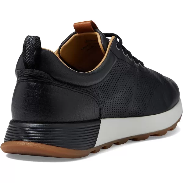 imageJohnston amp Murphy Mens Kinnon Perfed Jogger Shoes  Mens Walking Shoes Casual Shoes for Men Sneakers for Men Lace Sneakers EVA Cushioned Footbed amp Rubber SoleBlack Full Grain