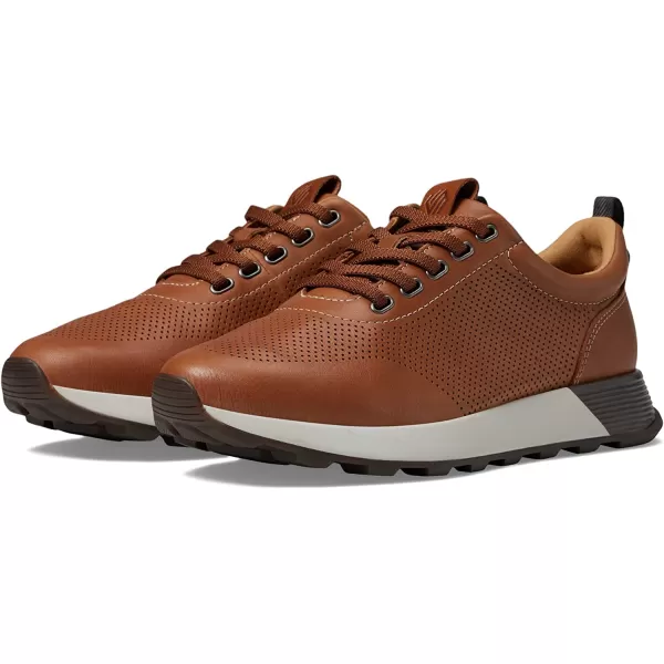 imageJohnston amp Murphy Mens Kinnon Perfed Jogger Shoes  Mens Walking Shoes Casual Shoes for Men Sneakers for Men Lace Sneakers EVA Cushioned Footbed amp Rubber SoleTan Full Grain