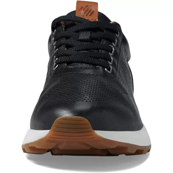 imageJohnston amp Murphy Mens Kinnon Perfed Jogger Shoes  Mens Walking Shoes Casual Shoes for Men Sneakers for Men Lace Sneakers EVA Cushioned Footbed amp Rubber SoleBlack Full Grain