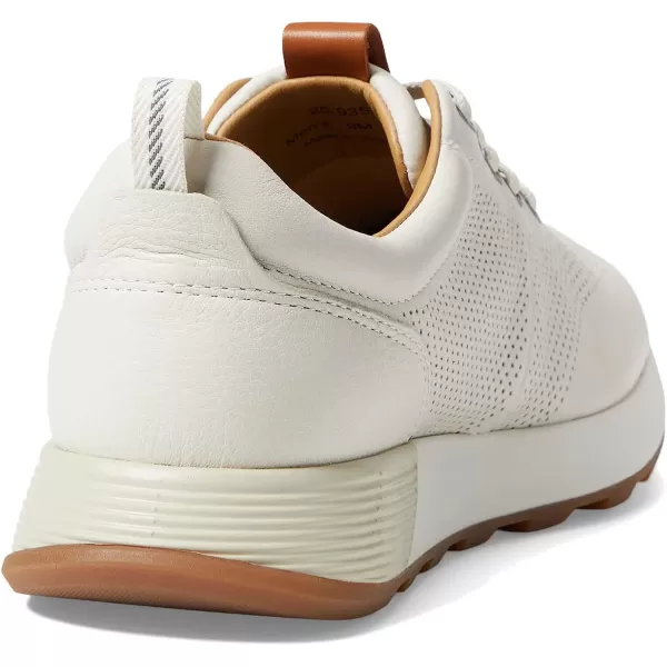 imageJohnston amp Murphy Mens Kinnon Perfed Jogger Shoes  Mens Walking Shoes Casual Shoes for Men Sneakers for Men Lace Sneakers EVA Cushioned Footbed amp Rubber SoleWhite Full Grain