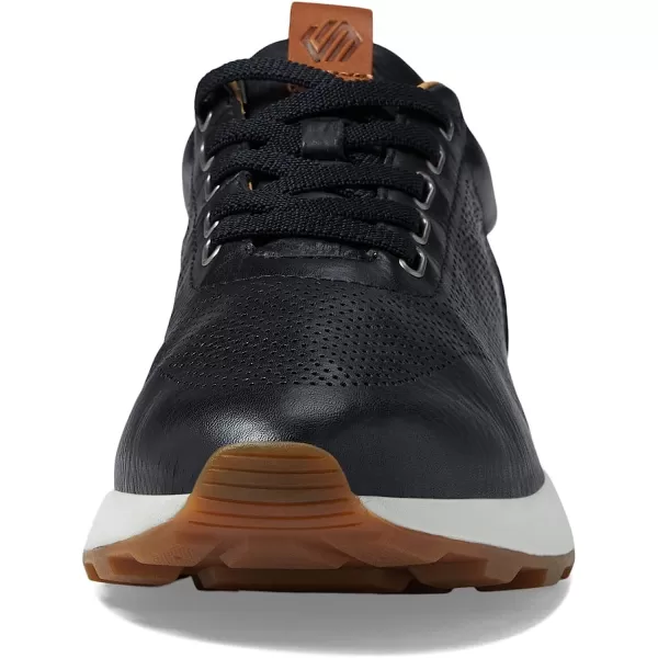 imageJohnston amp Murphy Mens Kinnon Perfed Jogger Shoes  Mens Walking Shoes Casual Shoes for Men Sneakers for Men Lace Sneakers EVA Cushioned Footbed amp Rubber SoleBlack Full Grain