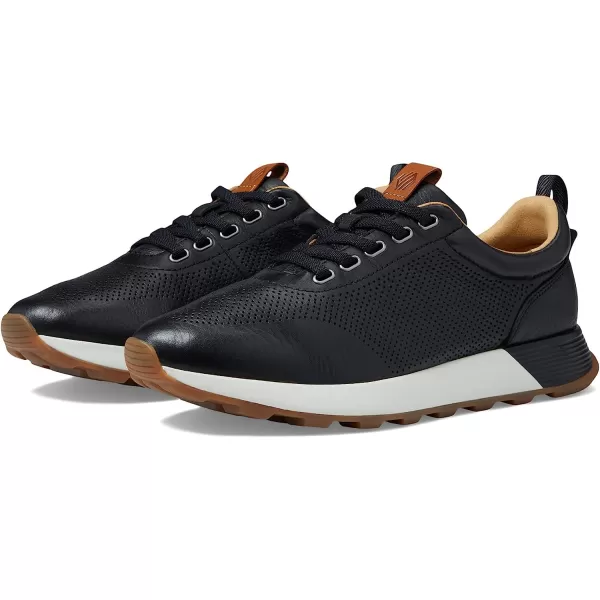 imageJohnston amp Murphy Mens Kinnon Perfed Jogger Shoes  Mens Walking Shoes Casual Shoes for Men Sneakers for Men Lace Sneakers EVA Cushioned Footbed amp Rubber SoleBlack Full Grain