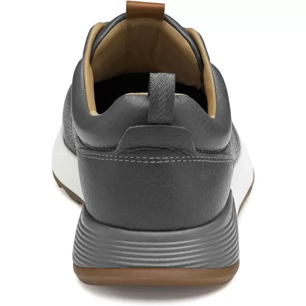 imageJohnston amp Murphy Mens Kinnon Perfed Jogger Shoes  Mens Walking Shoes Casual Shoes for Men Sneakers for Men Lace Sneakers EVA Cushioned Footbed amp Rubber SoleGray Full Grain