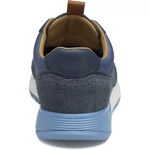 imageJohnston amp Murphy Mens Kinnon UThroat Shoes  Mens Walking Shoes Casual Sneakers EVA Cushioned Footbed Rubber SoleNavy SuedeRecycled Polyester