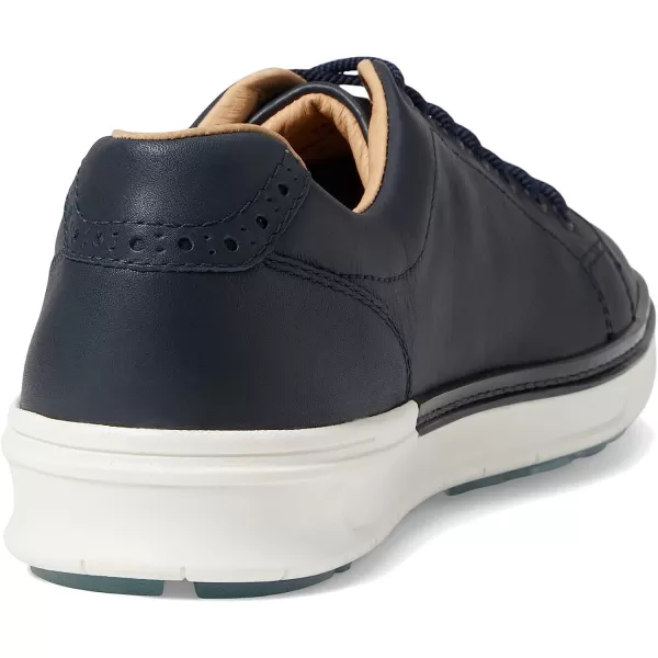 imageJohnston amp Murphy Mens McGuffey GL1 Hybrid LacetoToe Golf Shoe  Waterproof Construction  Superior Cushioning  HybridLug Rubber SoleNavy Full Grain