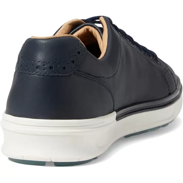 imageJohnston amp Murphy Mens McGuffey GL1 Hybrid LacetoToe Golf Shoe  Waterproof Construction  Superior Cushioning  HybridLug Rubber SoleNavy Full Grain