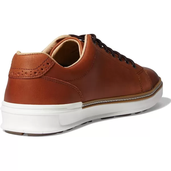 imageJohnston amp Murphy Mens McGuffey GL1 Hybrid LacetoToe Golf Shoe  Waterproof Construction  Superior Cushioning  HybridLug Rubber SoleTan Full Grain