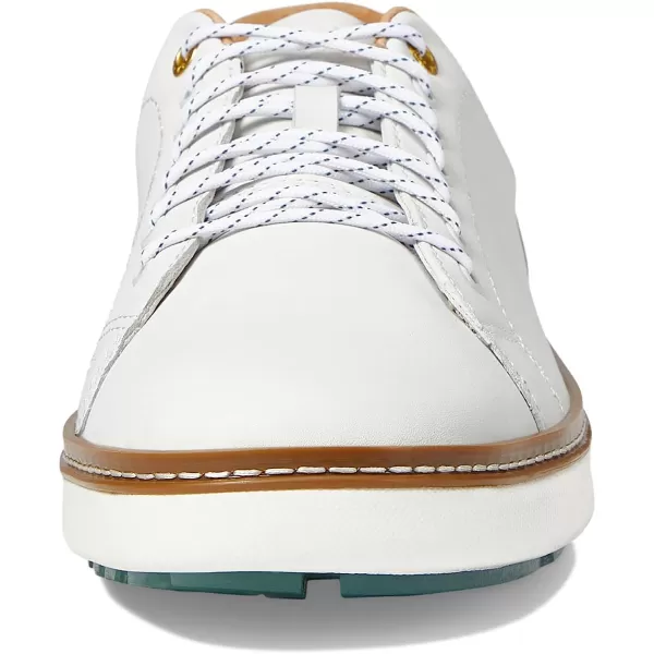 imageJohnston amp Murphy Mens McGuffey GL1 Hybrid LacetoToe Golf Shoe  Waterproof Construction  Superior Cushioning  HybridLug Rubber SoleWhite Full Grain