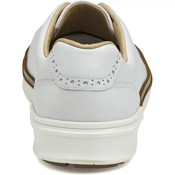 imageJohnston amp Murphy Mens McGuffey GL1 Hybrid LacetoToe Golf Shoe  Waterproof Construction  Superior Cushioning  HybridLug Rubber SoleWhite Waterproof Full Grain
