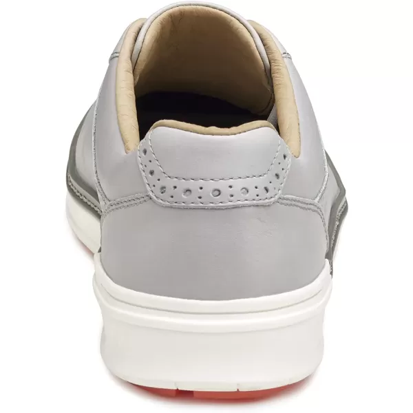 imageJohnston amp Murphy Mens McGuffey GL4 Hybrid UThroat Shoes  Casual Shoes for Men Fully Waterproof Construction Mens Sneakers TRUFOAM Footbed amp Rubber SoleLight Gray Full Grain