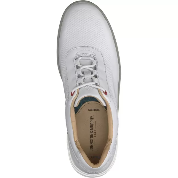imageJohnston amp Murphy Mens McGuffey GL4 Hybrid UThroat Shoes  Casual Shoes for Men Fully Waterproof Construction Mens Sneakers TRUFOAM Footbed amp Rubber SoleLight Gray Full Grain