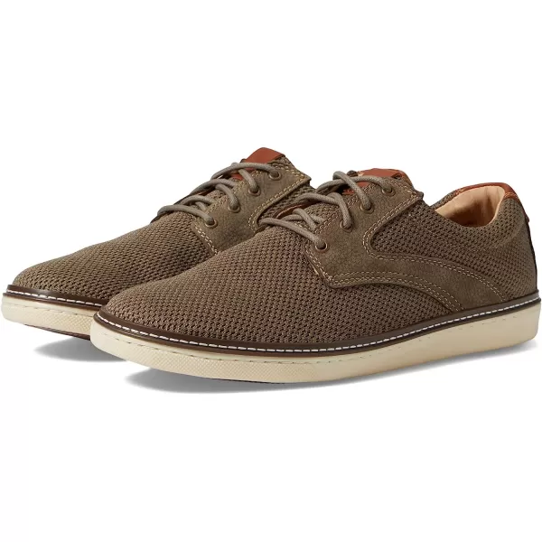 imageJohnston amp Murphy Mens McGuffey Knit Saddle Shoe  Casual Shoes for Men Sneakers for Men Lace Sneakers Mens Fashion Sneakers Athletic Construction amp Rubber SoleTaupe KnitNubuck