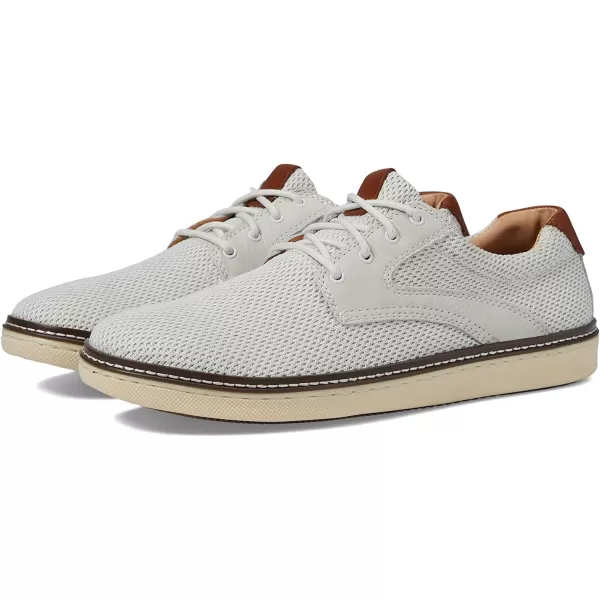 imageJohnston amp Murphy Mens McGuffey Knit Saddle Shoe  Casual Shoes for Men Sneakers for Men Lace Sneakers Mens Fashion Sneakers Athletic Construction amp Rubber SoleWhite KnitFull Grain