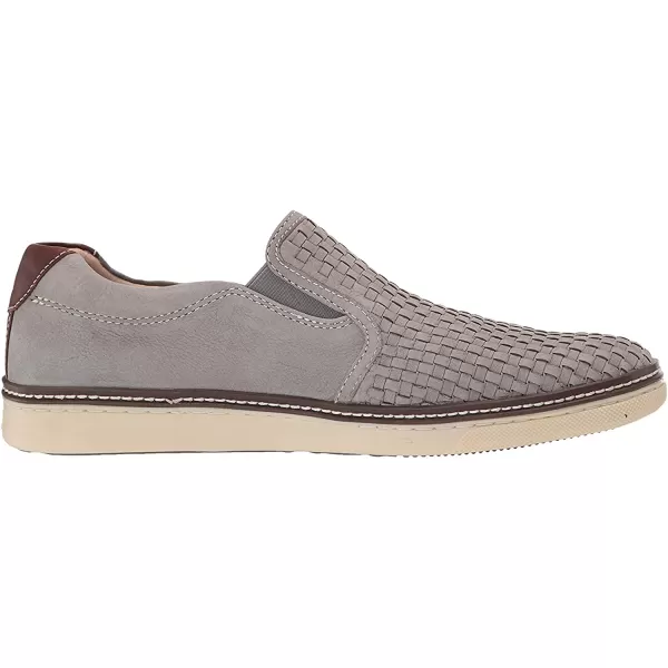 imageJohnston amp Murphy Mens McGuffey Woven SlipOn Shoe nbspClassic Lightweight SneakerGray Tumbled Nubuck