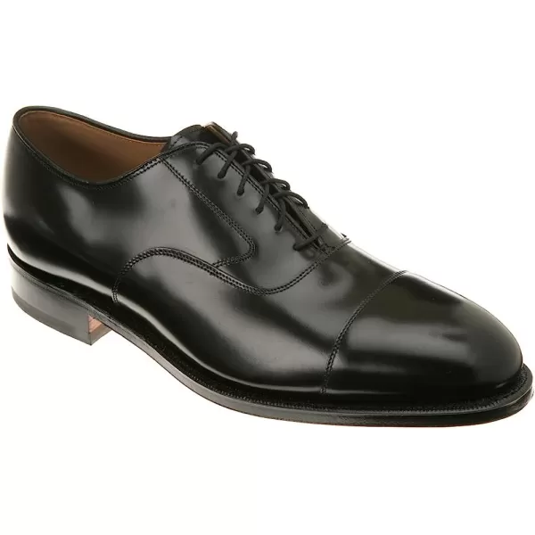 imageJohnston amp Murphy Mens Melton Cap Toe  Formal Dress ShoeBlack Calfskin