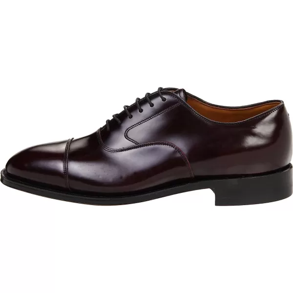 imageJohnston amp Murphy Mens Melton Cap Toe  Formal Dress ShoeBurgundy Calfskin