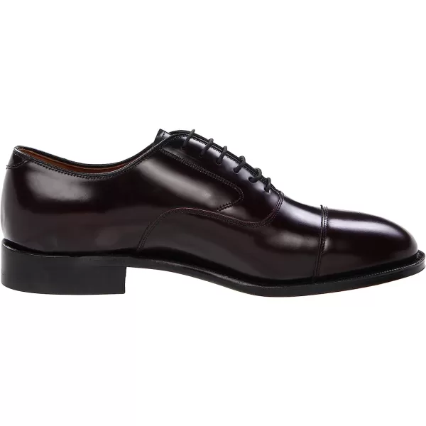 imageJohnston amp Murphy Mens Melton Cap Toe  Formal Dress ShoeBurgundy Calfskin