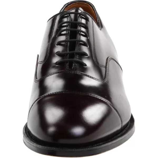 imageJohnston amp Murphy Mens Melton Cap Toe  Formal Dress ShoeBurgundy Calfskin