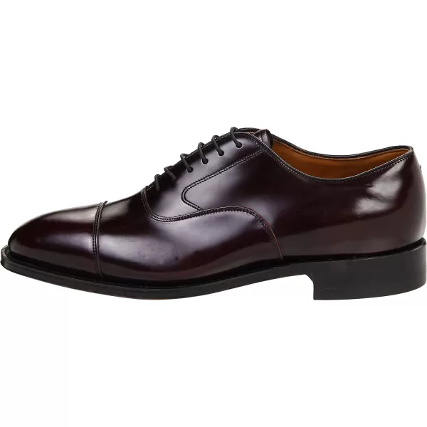 imageJohnston amp Murphy Mens Melton Cap Toe  Formal Dress ShoeBurgundy Calfskin