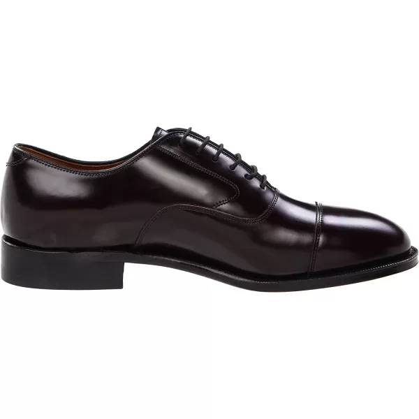 imageJohnston amp Murphy Mens Melton Cap Toe  Formal Dress ShoeBurgundy Calfskin