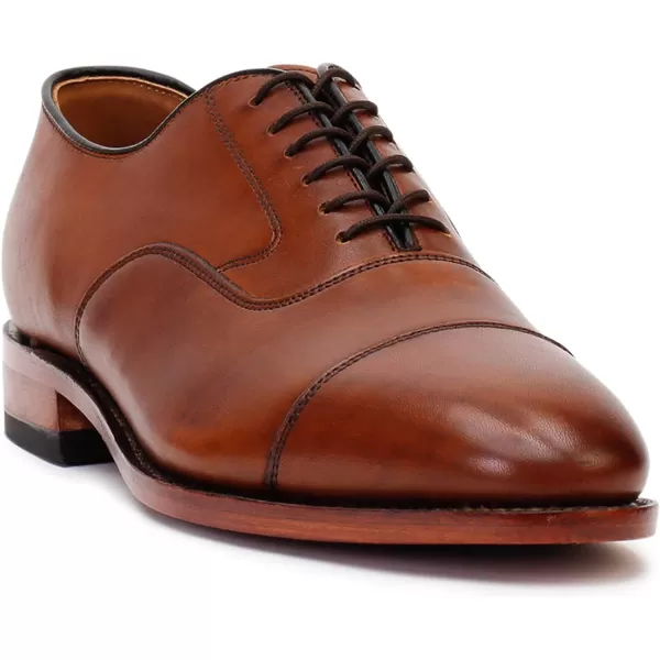 imageJohnston amp Murphy Mens Melton Cap Toe  Formal Dress ShoeTan Calfskin
