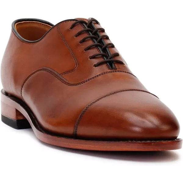 imageJohnston amp Murphy Mens Melton Cap Toe  Formal Dress ShoeTan Calfskin