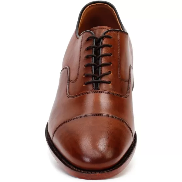 imageJohnston amp Murphy Mens Melton Cap Toe  Formal Dress ShoeTan Calfskin