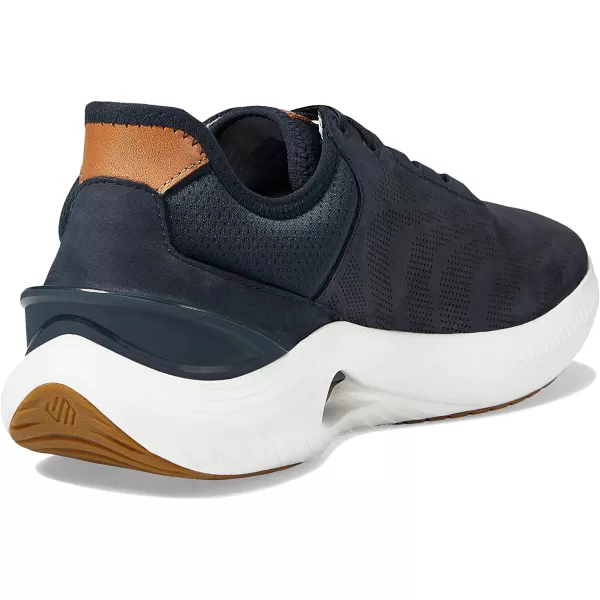 imageJohnston amp Murphy Mens RT1Luxe  Sneakers for Men Mens Fashion Sneakers Mens Casual Shoes TemperatureRegulating Comfort Removable EVA Cushioned FootbedNavy Nubuck