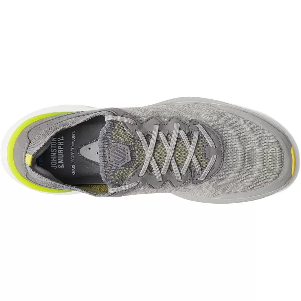 imageJohnston amp Murphy Mens RT1Sport  Sneakers for Men Mens Fashion Sneakers Mens Casual Shoes TemperatureRegulating Comfort Removable EVA Cushioned FootbedGrayYellow