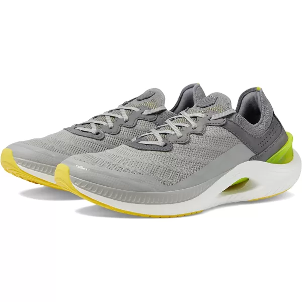 imageJohnston amp Murphy Mens RT1Sport  Sneakers for Men Mens Fashion Sneakers Mens Casual Shoes TemperatureRegulating Comfort Removable EVA Cushioned FootbedGrayYellow