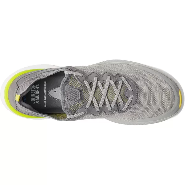 imageJohnston amp Murphy Mens RT1Sport  Sneakers for Men Mens Fashion Sneakers Mens Casual Shoes TemperatureRegulating Comfort Removable EVA Cushioned FootbedGrayYellow