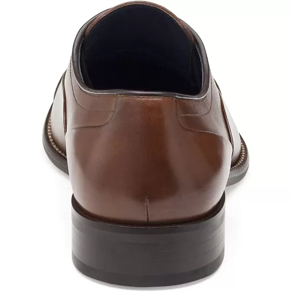 imageJohnston amp Murphy Mens Stockton Cap Toe Shoes  Round Cap Toe  LaceUp Dress Shoe for Men  Leather Upper  Comfortable amp Classic Footwear DesignTan Full Grain