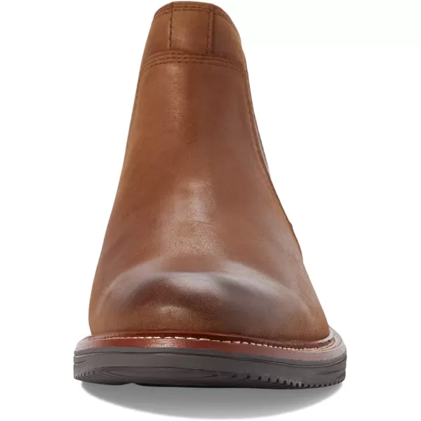 imageJohnston amp Murphy Mens Upton Chelsea Boot  Casual Boots for Men  Full Grain Leather Shoes  Breathable Mesh Lining  Removable Memory Foam Cushioned InsoleBrown Oiled Full Grain