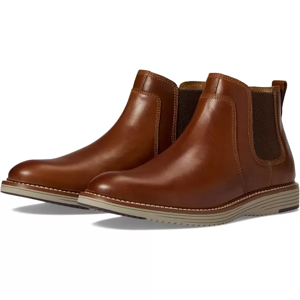 imageJohnston amp Murphy Mens Upton Chelsea Boot  Casual Boots for Men  Full Grain Leather Shoes  Breathable Mesh Lining  Removable Memory Foam Cushioned InsoleTan Full Grain