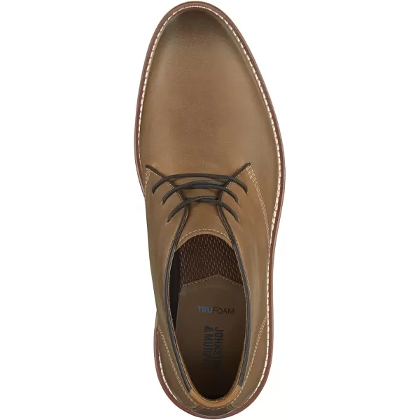 imageJohnston amp Murphy Mens Upton Chukka Shoe  Casual Boots for Men  Full Grain Leather Shoe  Breathable Mesh Lining  Removable Memory Foam Cushioned InsoleTan Oiled Full Grain