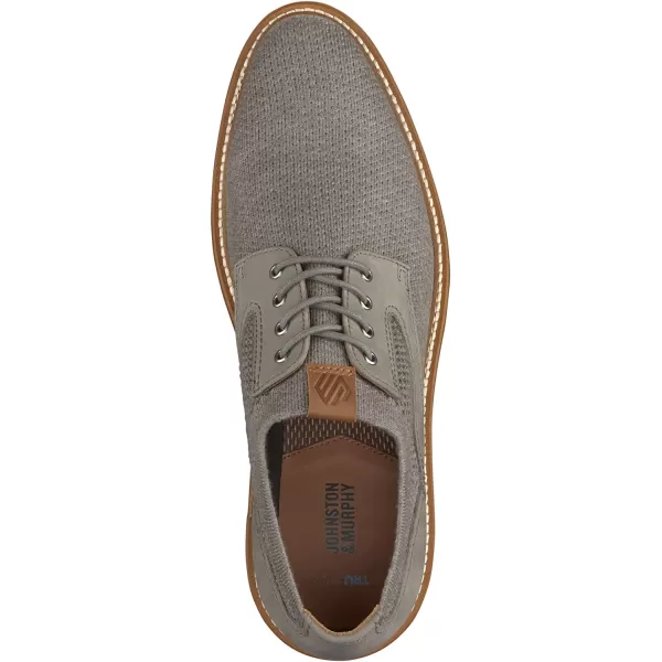 imageJohnston amp Murphy Mens Upton Knit Plain Toe  Mens Walking Shoes Casual Shoes for Men Sneakers for Men Flexible Knit Shoes for Men TRUFOAM Sole amp Rubber SoleGray Knit
