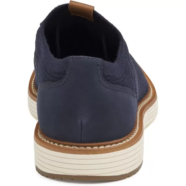 imageJohnston amp Murphy Mens Upton Knit Plain Toe  Mens Walking Shoes Casual Shoes for Men Sneakers for Men Flexible Knit Shoes for Men TRUFOAM Sole amp Rubber SoleNavy Knit