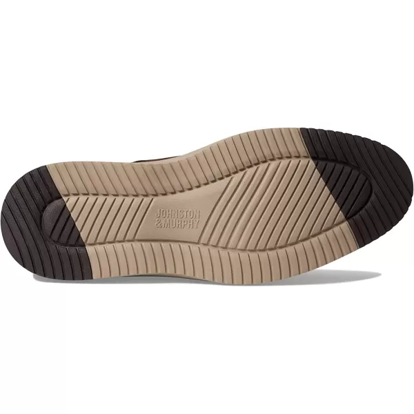imageJohnston amp Murphy Mens Upton Plain Toe Shoe  Leather Mesh Lining  Memory Foam Cushioned InsoleDark Brown Nubuck