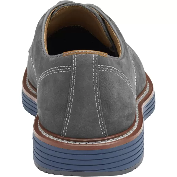 imageJohnston amp Murphy Mens Upton Plain Toe Shoe  Leather Mesh Lining  Memory Foam Cushioned InsoleGray Nubuck