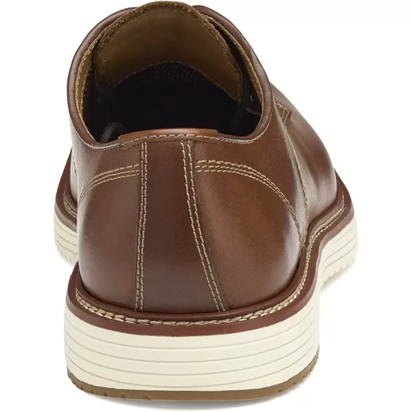 imageJohnston amp Murphy Mens Upton Plain Toe Shoe  Leather Mesh Lining  Memory Foam Cushioned InsoleTan Full Grain