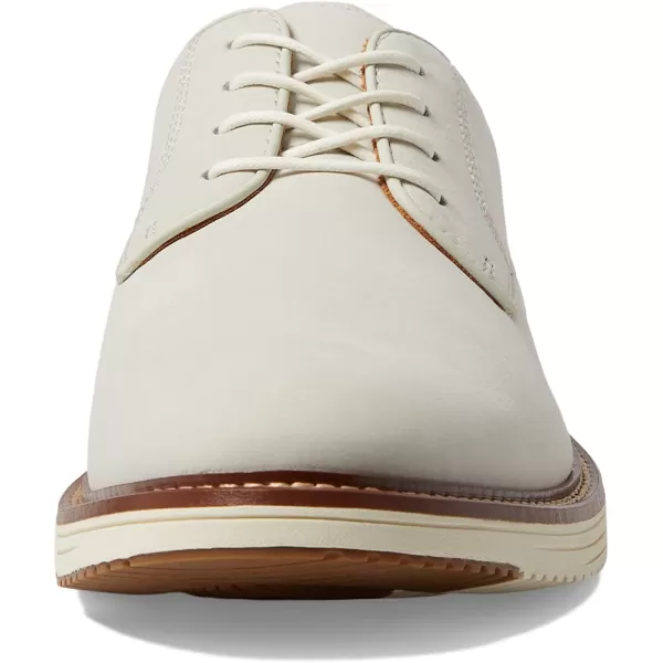 imageJohnston amp Murphy Mens Upton Plain Toe Shoe  Leather Mesh Lining  Memory Foam Cushioned InsoleWhite Tumbled Nubuck