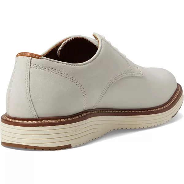 imageJohnston amp Murphy Mens Upton Plain Toe Shoe  Leather Mesh Lining  Memory Foam Cushioned InsoleWhite Tumbled Nubuck